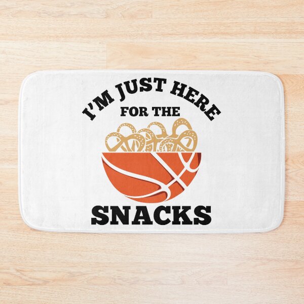 Item preview, I am Just Here For Snacks Basketball Is My Favorite Season Basket Ball Player Classic Gift Premium Apparel Funny Holiday Xmas designed and sold by DesignByHeartUK.