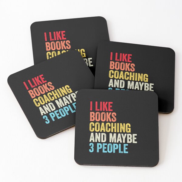 Item preview, I Like Books Coaching  And Maybe Three People Shirt, Funny Cool Coaching  Mens Womens girls Lovers Birthday Christmas Gift Shirt designed and sold by xlnv.