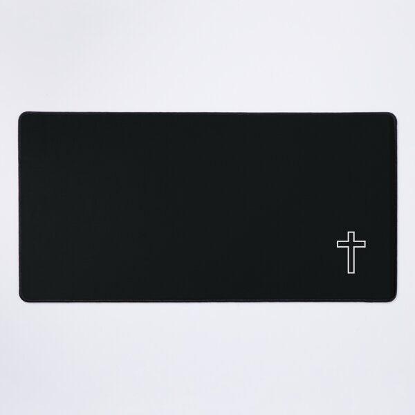 Item preview, Cross Outline | Simple Christian Cross Outline Black and White designed and sold by InHisImageGifts.