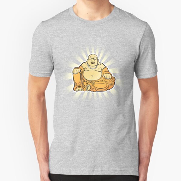 Happy Buddha Slim Fit T-Shirt
