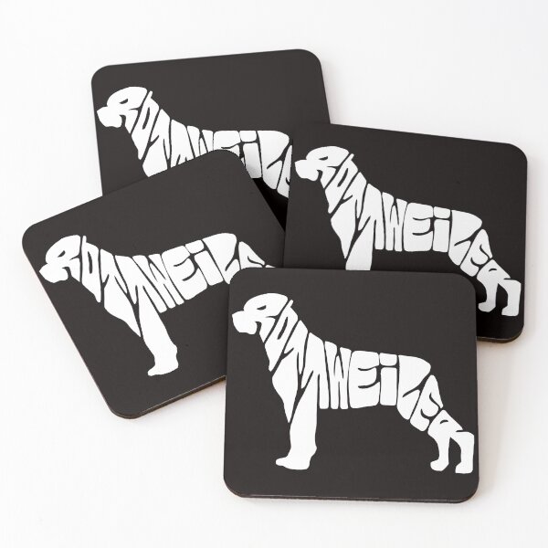 Item preview, rottweiler calligram designed and sold by pat227jc.