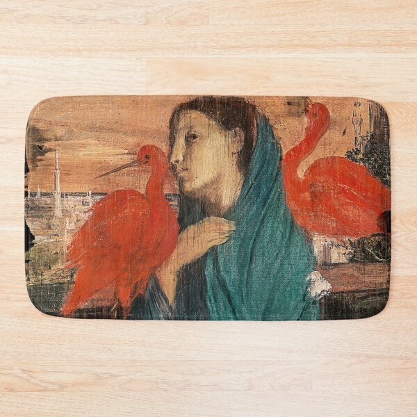 Item preview, Young Woman With Ibis By Edgar Degas, Impressionist Oil Young Woman With Ibis, Aesthetic Art Edgar Degas Young Woman With Ibis, Impressionism Painted Young Woman With Ibis designed and sold by Trendymotion.