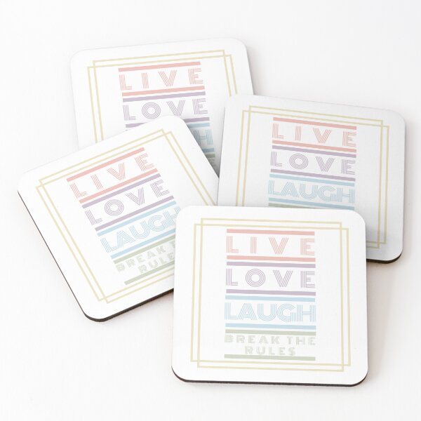 Item preview, live love laugh and break the rules  designed and sold by HDpod.