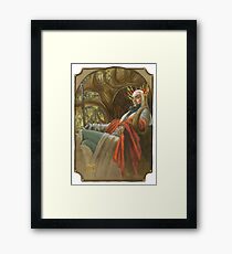 The Elf King throned Framed Print
