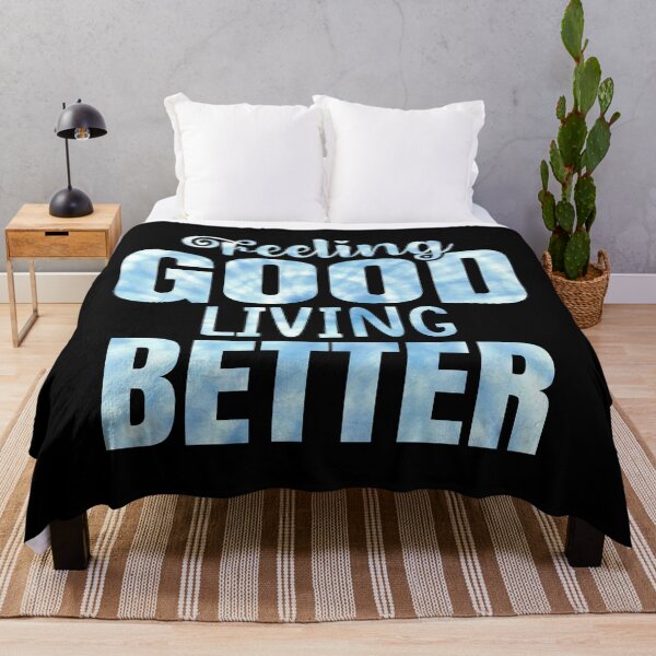 Item preview, Feeling Good Living Better Music Quote Drake designed and sold by CataRedBubble.