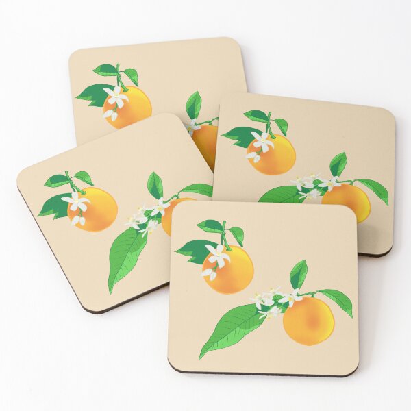 Item preview, Orange Blossoms & Fruit Pattern designed and sold by Zia Frazier.