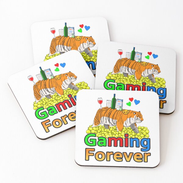 Item preview, Gaming Forever Tiger designed and sold by ChillerTyp.