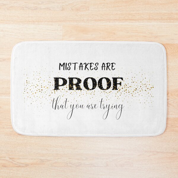 Item preview, Mistakes Are Proof that you are trying designed and sold by CreeDesigns723.