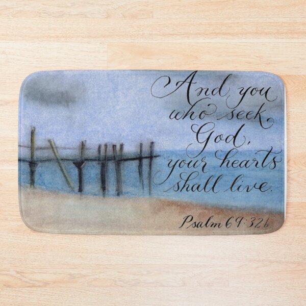 Item preview, seek god and live Psalm 69 designed and sold by Melissa Renee.
