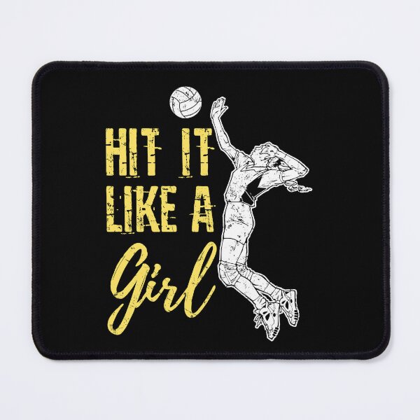 Item preview, Hit It Like a Girl Volleyball Player Teen Girls designed and sold by jaygo.
