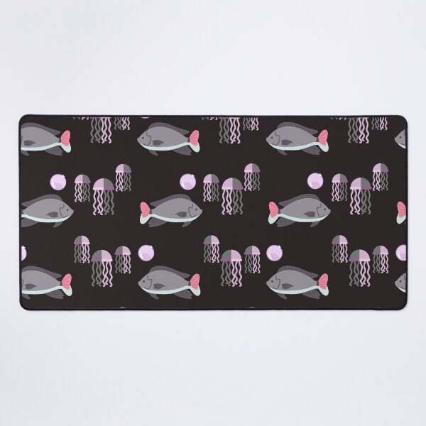 Item preview, Fish - Gray Pink designed and sold by DMpuki.