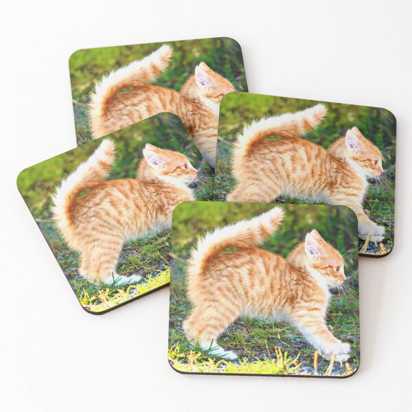 Item preview, Cute Orange Kitten Playing designed and sold by AllyBurnett.