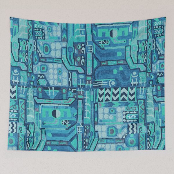Item preview, Geometric Vintage Pattern from the Wari Civilization Re Edited designed and sold by twent2-.