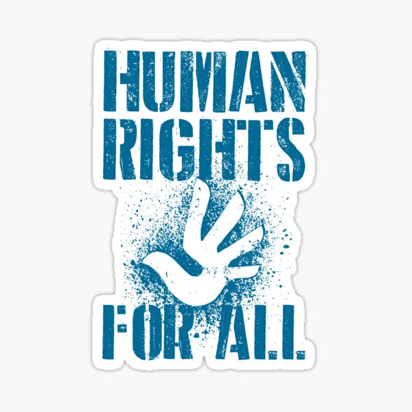 Item preview, Human Rights For All With Logo designed and sold by goodspy.