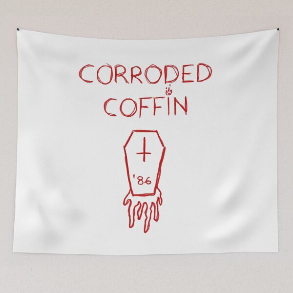 Item preview, Corroded Coffin Tee designed and sold by helvem-exe.
