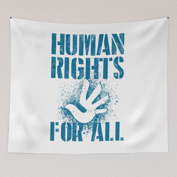Item preview, Human Rights For All With Logo designed and sold by goodspy.