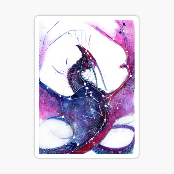 Galaxy Dragon Sticker