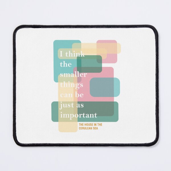 Item preview, The House In the Cerulean Sea Quote - Small Things designed and sold by eklettering.