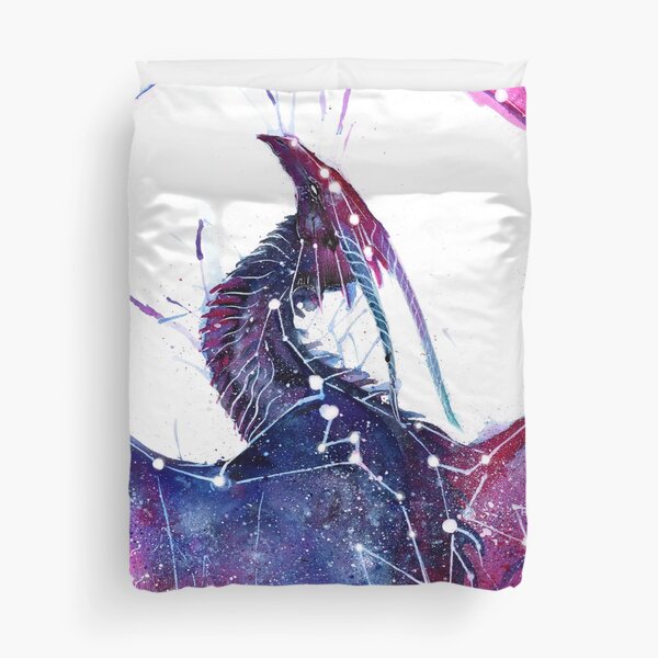 Galaxy Dragon Duvet Cover