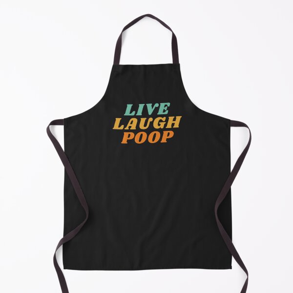 Item preview, Baby humor, bathroom toilet sign, pet owner, live laugh poop designed and sold by portrait4you.
