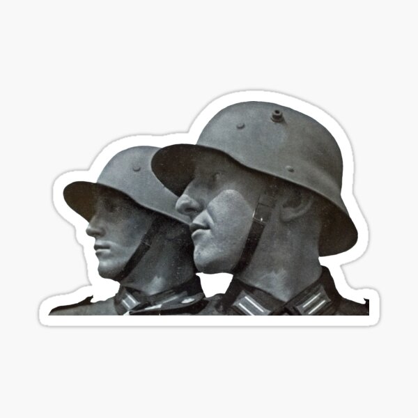 1930s German Soldiers at Hindenburg event Sticker