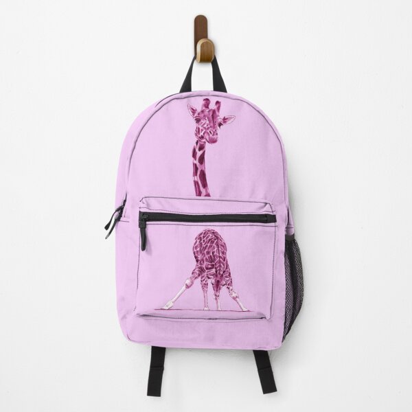 Artikelvorschau, Giraffe - lila-rosa kolorierte Version entworfen und verkauft von SylvieG18.