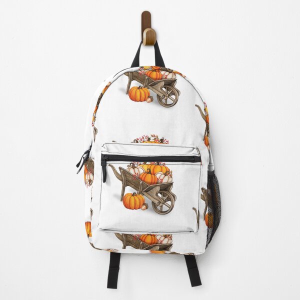 Item preview, Rustic Watercolor Autumn Pumpkin Wagon designed and sold by silviaol.