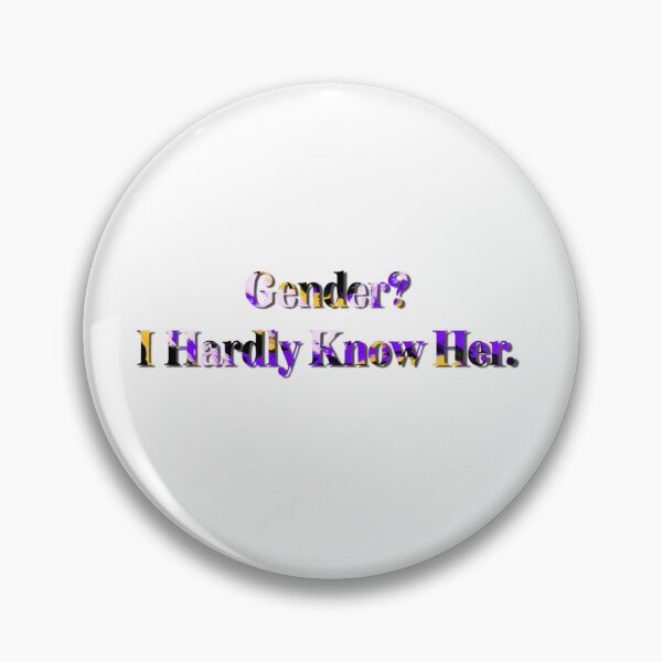 Item preview, Gender? I Hardly Know Her Non-binary Colors designed and sold by Zeons-Art.