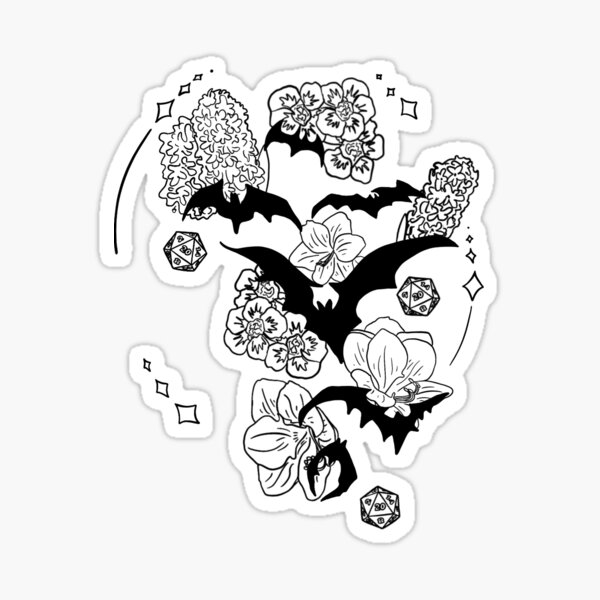 Daisy I think we hit a metaphor  Eddie Munsons bat tattoo embroidered on  a black