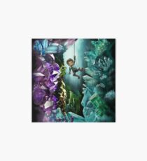 Crystal Cave Boy Art Board
