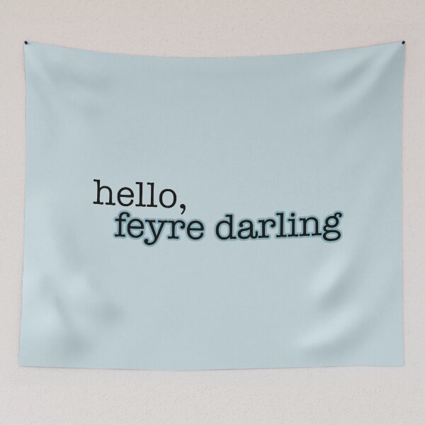 Item preview, ACOTAR Hola Feyre Darling designed and sold by baranskini.