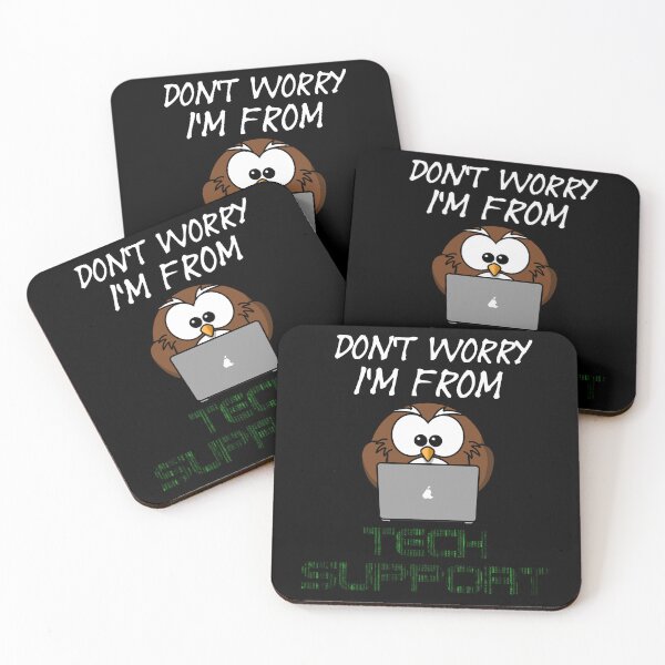 Item preview, Don't Worry I'm From Tech Support - Funny Office   designed and sold by Sonatablue.