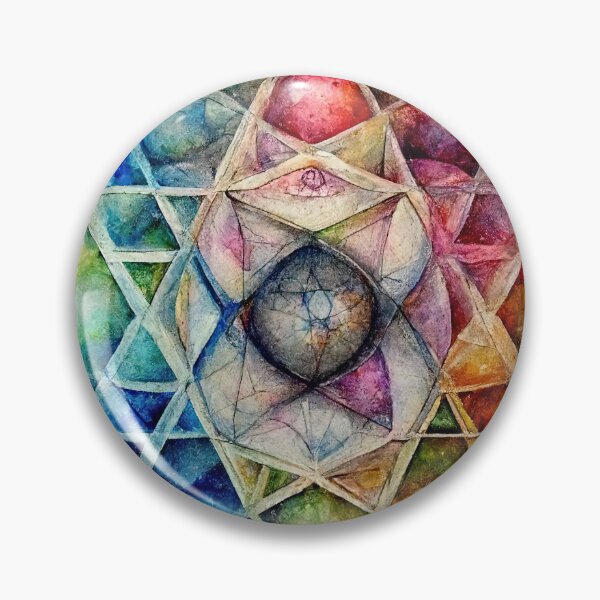 Item preview, Sacred Geometry Watercolor 2 designed and sold by AstroGenerative.