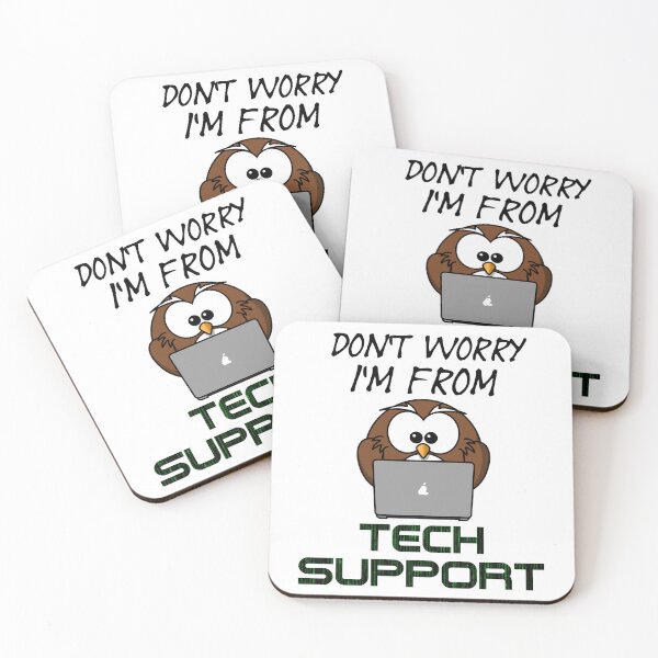 Item preview, Don't Worry I'm From Tech Support - Funny Office Quotes designed and sold by Sonatablue.