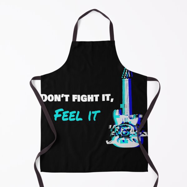 Item preview, Cool guitar with glitch effect | Quote Don't fight it, feel it | Rock on tour | British rock band designed and sold by Kai-Shenin.