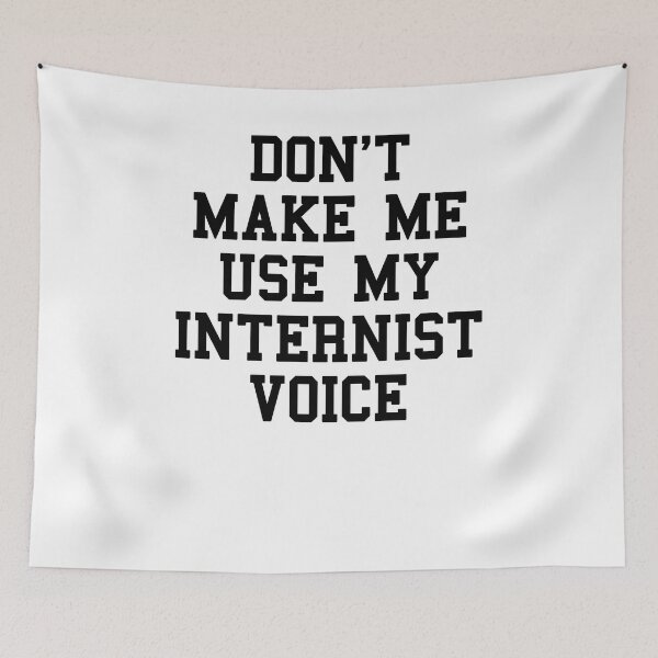 Item preview, Internist Saying designed and sold by SydneyLoving.