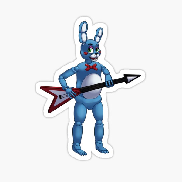 Sticker Design: Fnaf 2 Toy Bonnie! by CandyTime17 -- Fur Affinity [dot] net