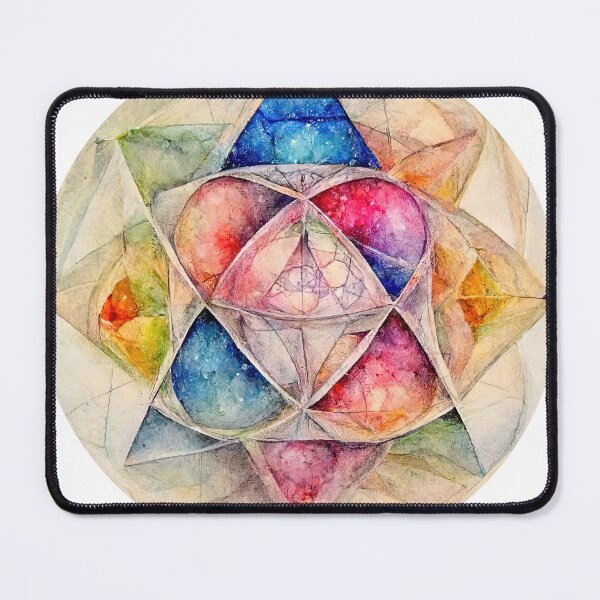 Item preview, Sacred Geometry Watercolor 3 designed and sold by AstroGenerative.