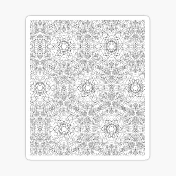 Kaleidoscope Art 1 Sticker