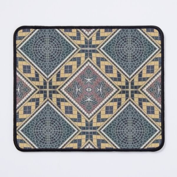 Item preview, decorative geometric vintage abstract pattern 19 designed and sold by ErhanArt.