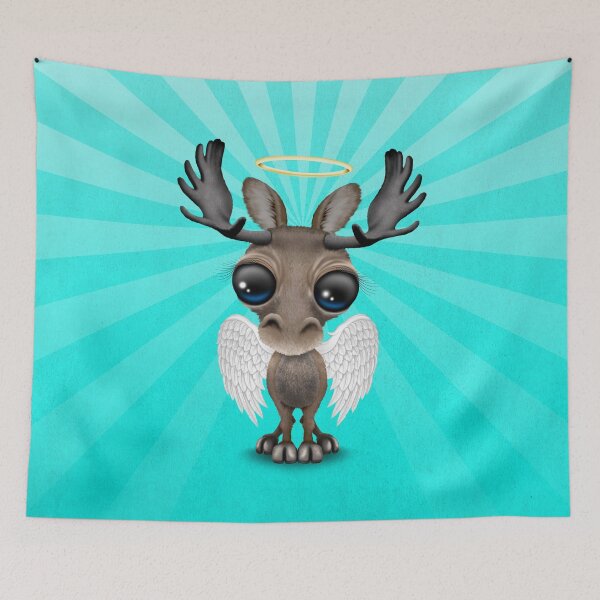 Item preview, Cute Baby Moose Angel designed and sold by JeffBartels.