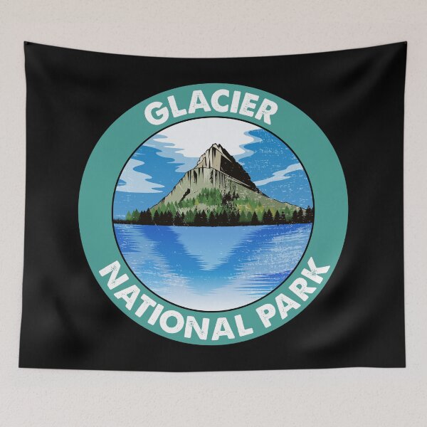 Item preview, Glacier National Park Mountains adventure designed and sold by Pau Baz.