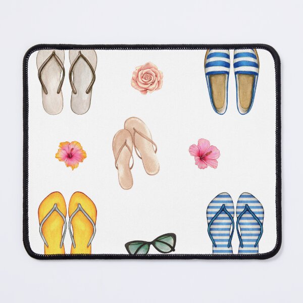 Item preview, Summer Beach Fun - Flip Flops and Flowers designed and sold by silviaol.