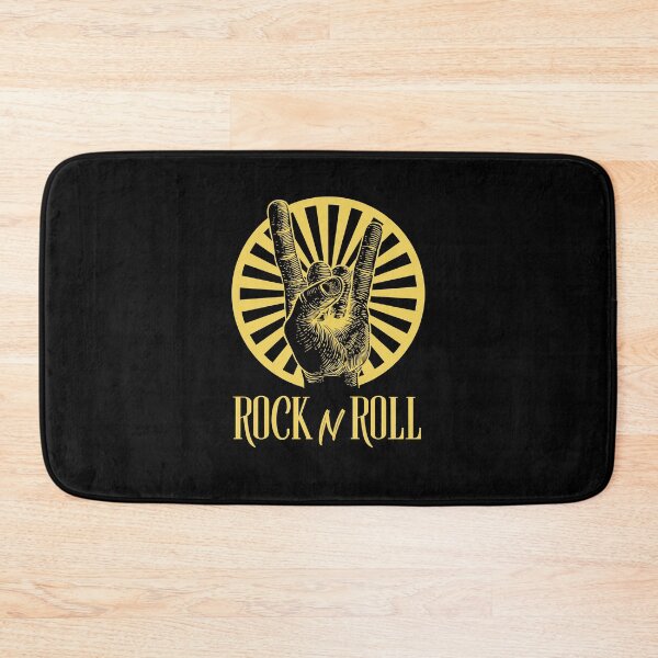 Item preview, ROCK N ROLL Yellow Black Modern Simple  designed and sold by Shop801.