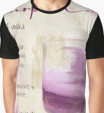 Cocktail Quartet Purple Cow Graphic T-Shirt