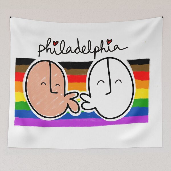 Item preview, PRIDE - PRIDE - PHILADELPHIA PRIDE - GAYS - INCLUSSION - BLACK AND WHITE designed and sold by Tropical Blood.