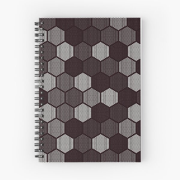 Artikelvorschau, Schwarz-Weiß-Wabenpunkte minimalistisches Muster entworfen und verkauft von GeoFormsArt.