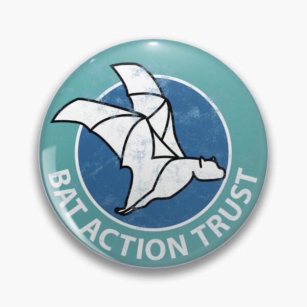 Item preview, Bat Action Trust - Aged & Worn - Badge - Detectorists designed and sold by Inflict Design.