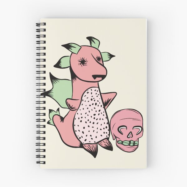 Item preview, Dragon fruit dragon al lado del cráneo #1 designed and sold by SugarSaltSpice.