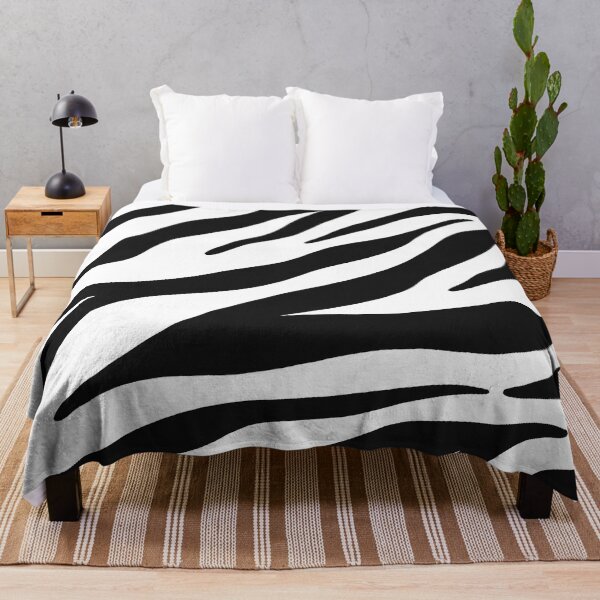 Item preview, Zebra Animal Print Patrón de rayas en blanco y negro salvaje designed and sold by trajeado14.